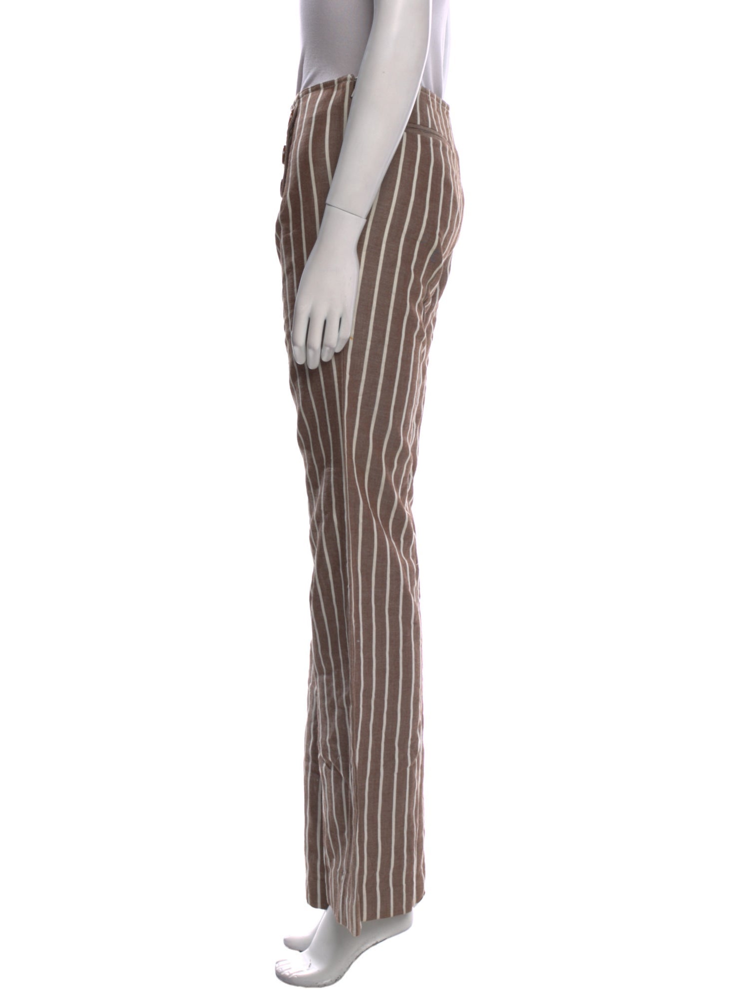 Tory Burch Striped Wide Leg Pants