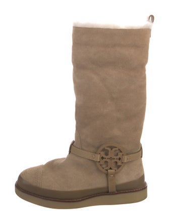 Tory Burch Suede Snow Boots