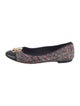 Tory Burch Tweed Printed Flats