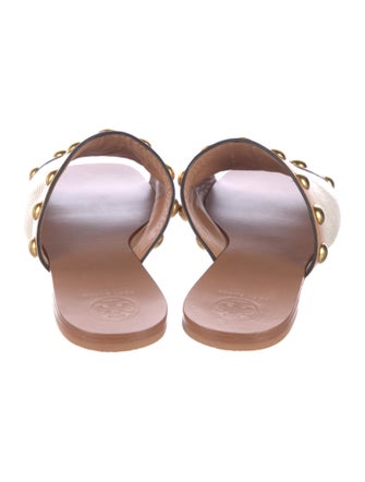 Tory Burch Leather Mules