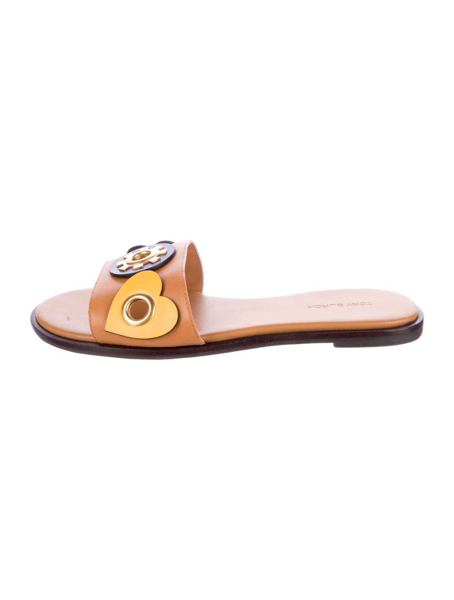 Tory Burch Leather Slides