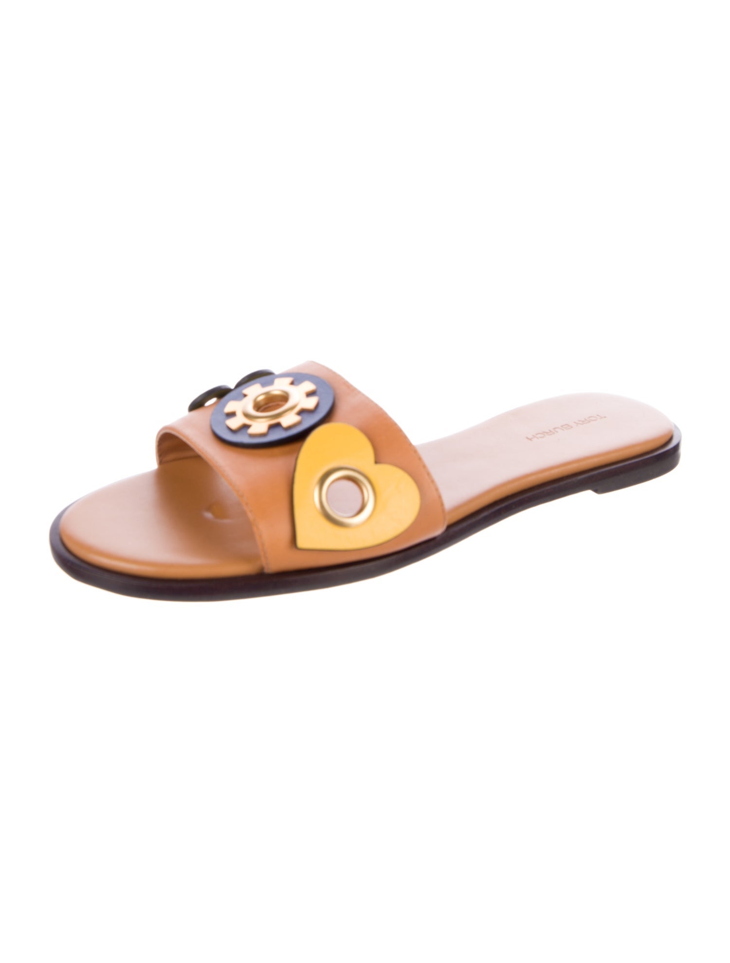 Tory Burch Leather Slides