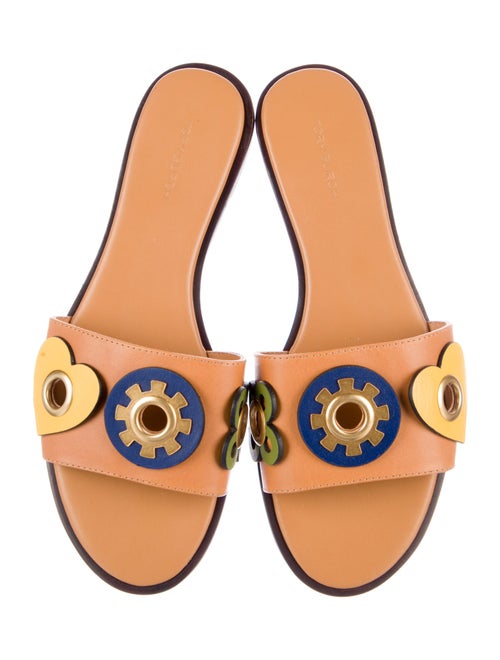 Tory Burch Leather Slides