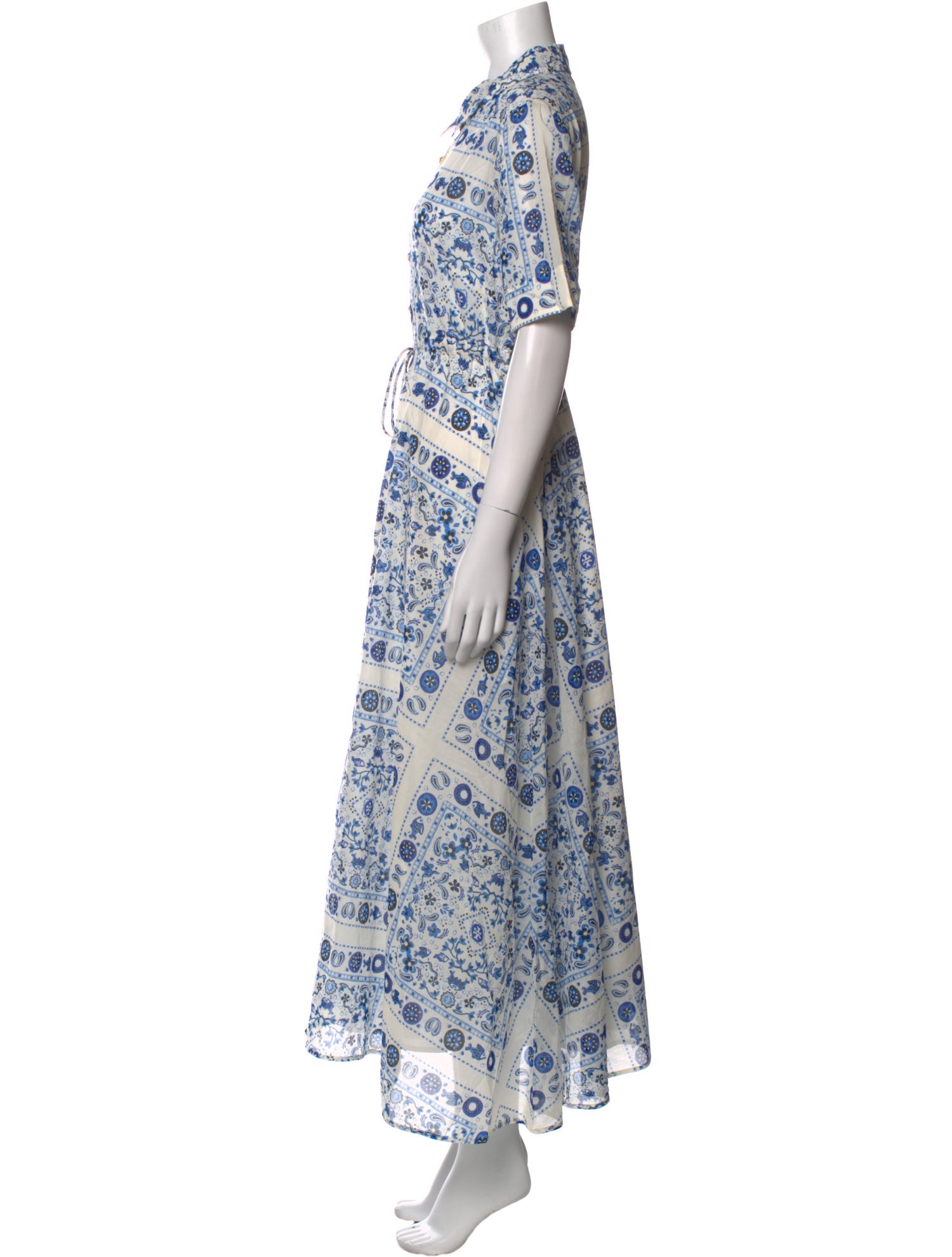 Tory Burch Floral Print Long Dress w/ Tags