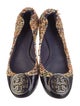 Tory Burch Tweed Printed Flats