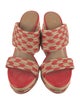 Tory Burch Jute Printed Slides