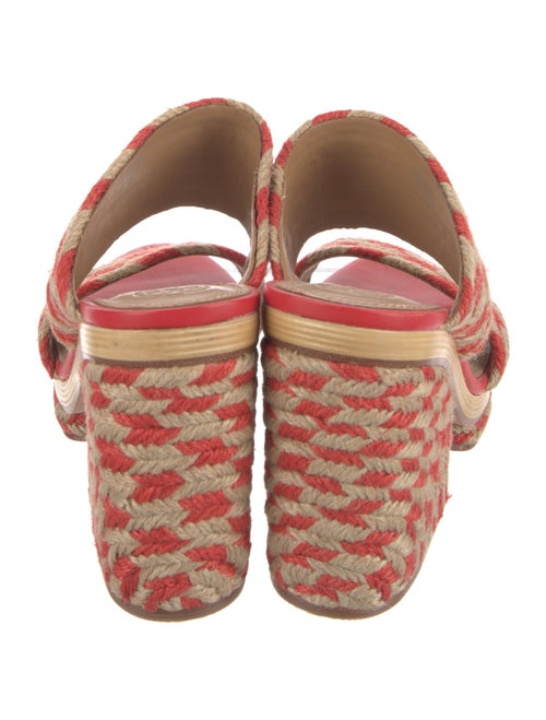 Tory Burch Jute Printed Slides