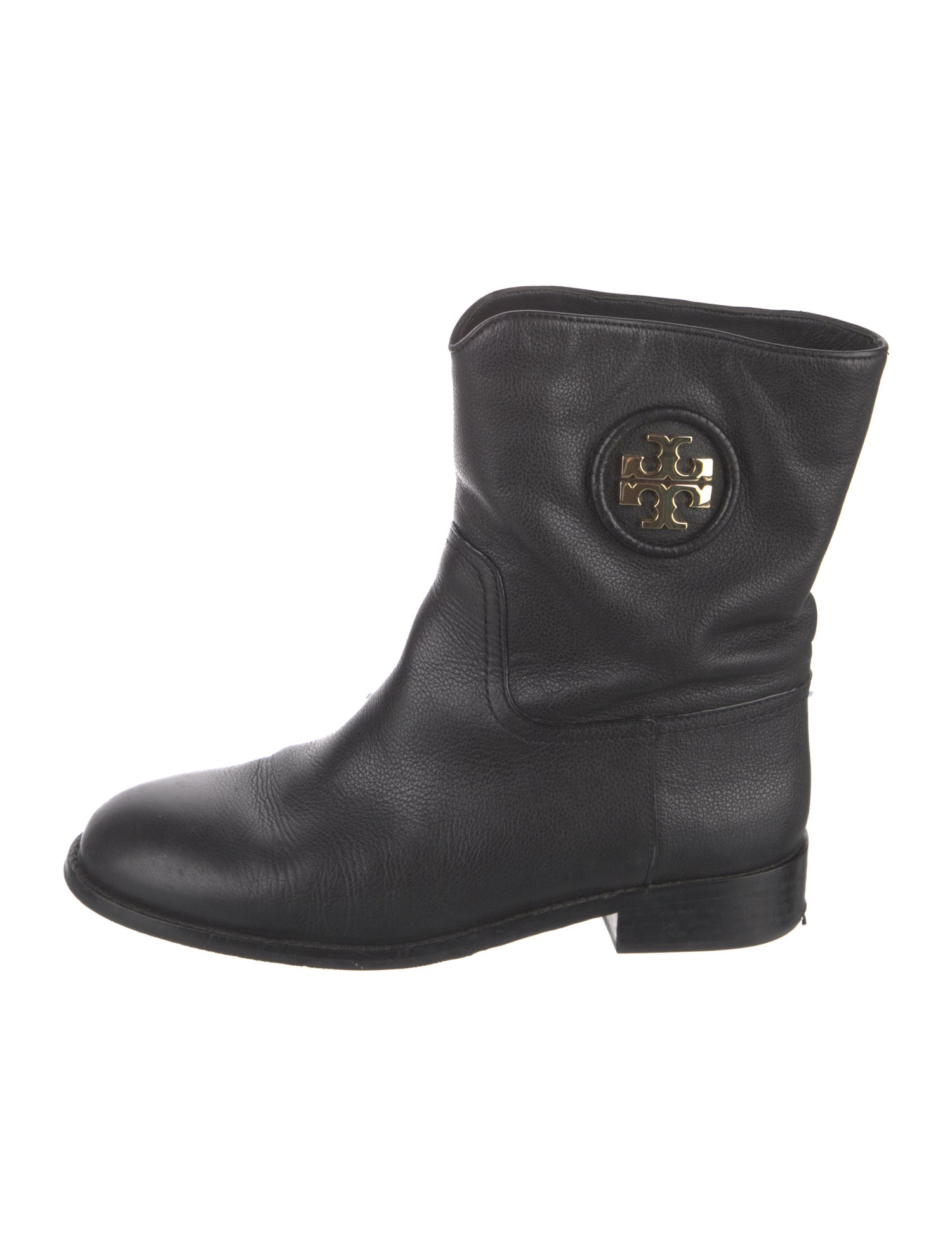 Tory Burch Leather Moto Boots