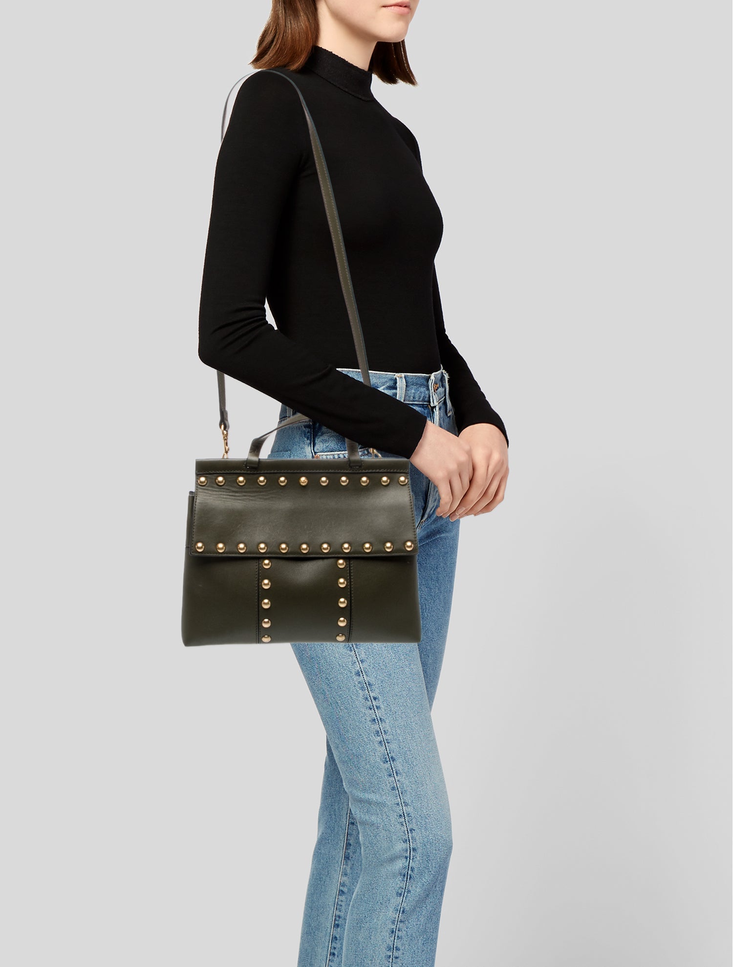 Tory Burch Leather Top Handle Bag