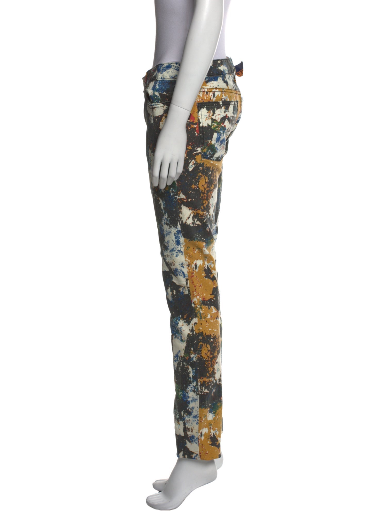 Tory Burch Printed Straight Leg Pants