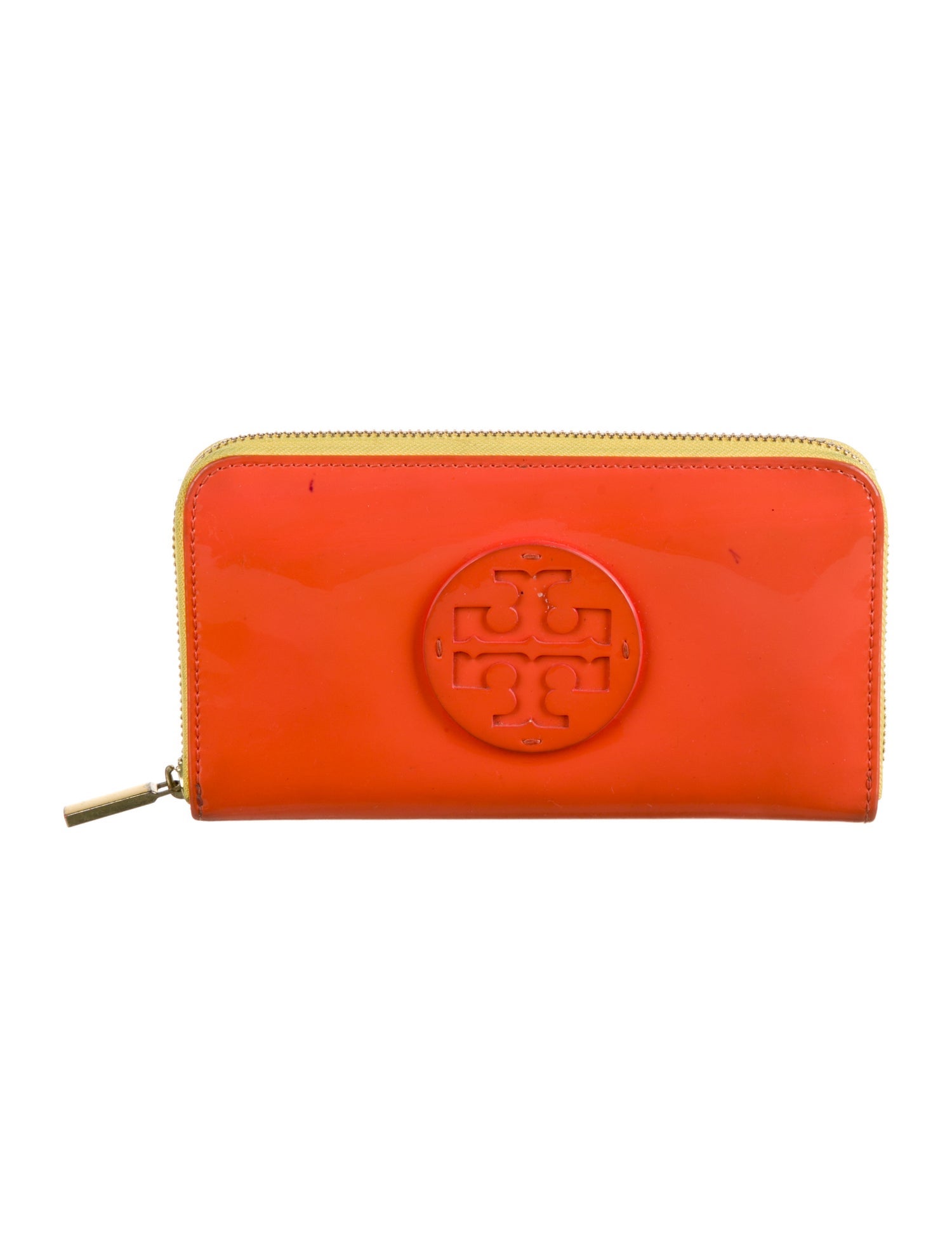Tory Burch Patent Leather Continental Wallet