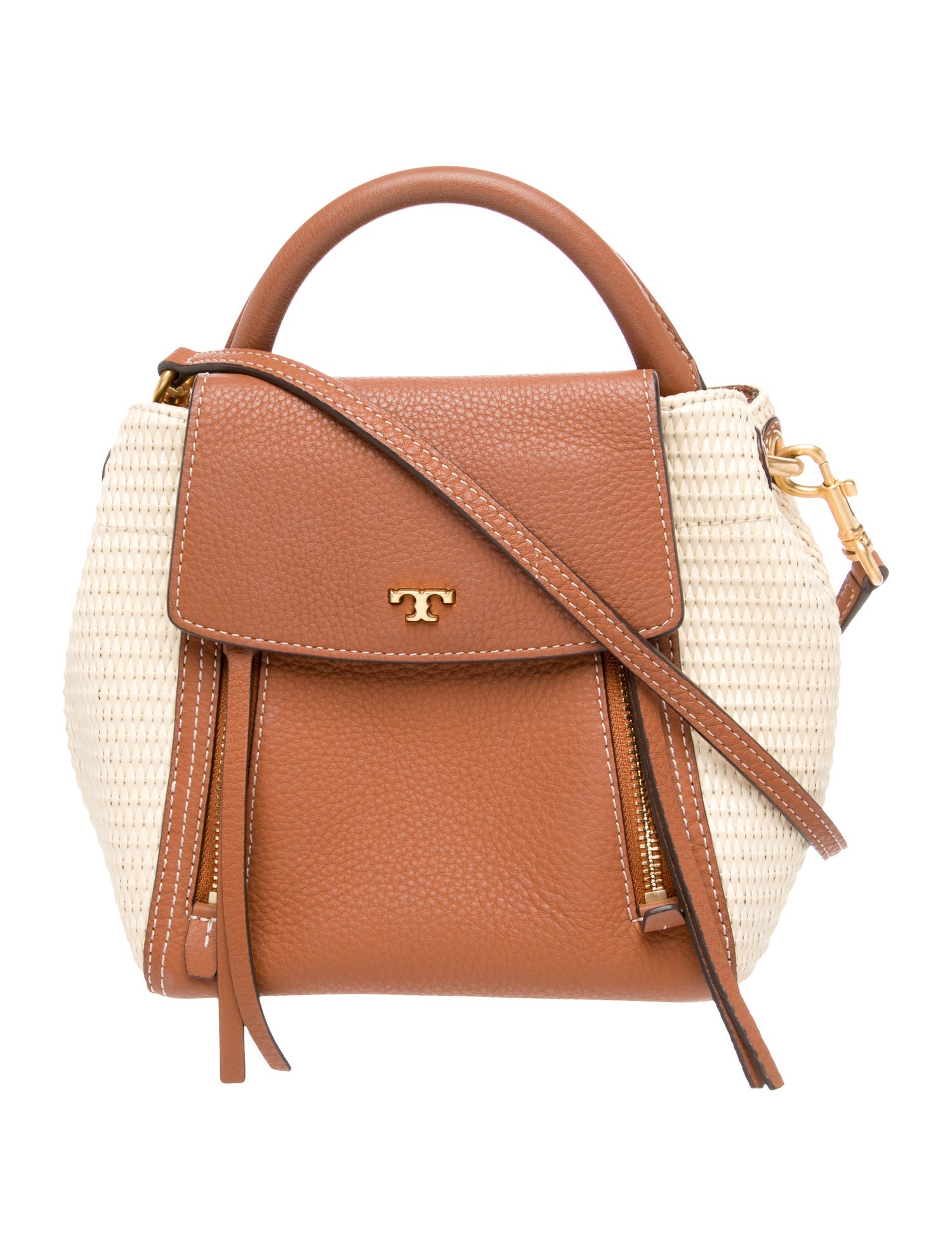 Tory Burch Raffia Shoulder Bag