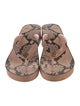 Tory Burch Rubber Animal Print Flip Flops