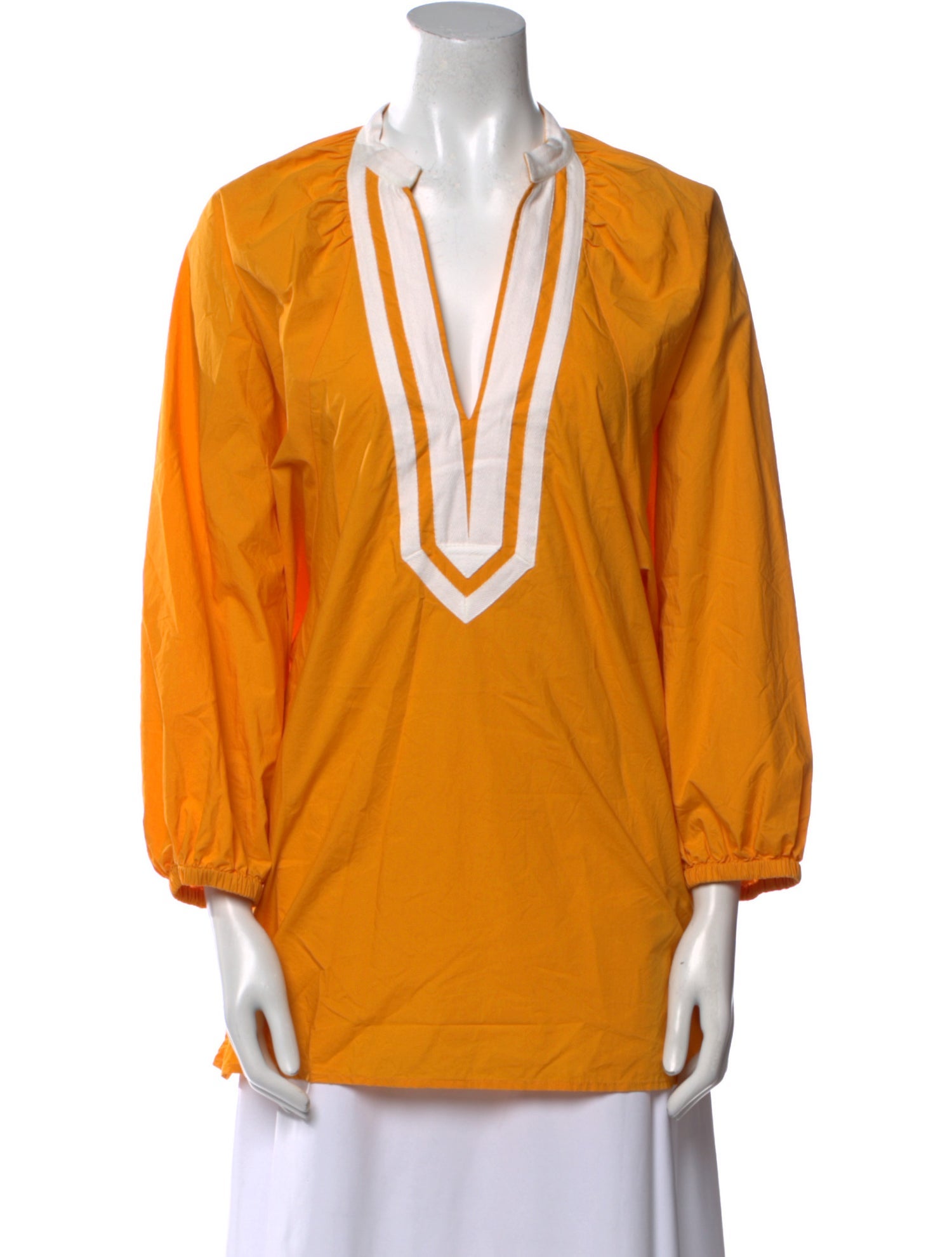 Tory Burch V-Neck Long Sleeve Tunic