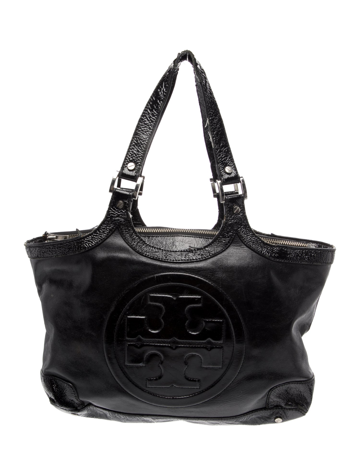 Tory Burch Patent Leather Top Handle Bag