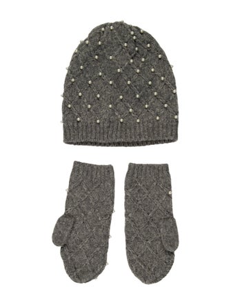 Tory Burch Knit Winter Accessory Set