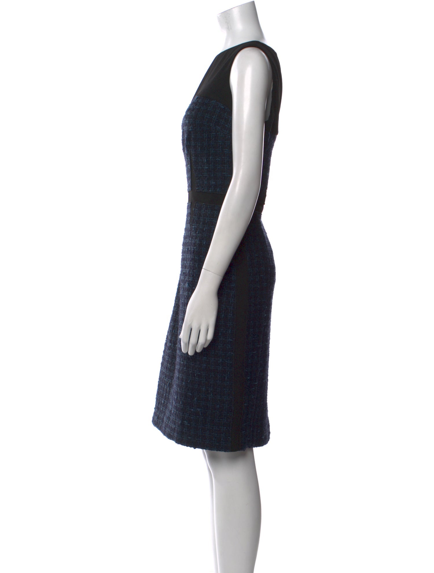 Tory Burch Bateau Neckline Knee-Length Dress