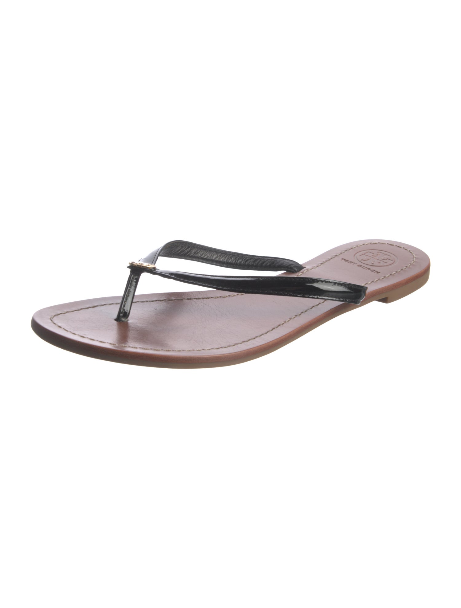 Tory Burch Leather Flip Flops