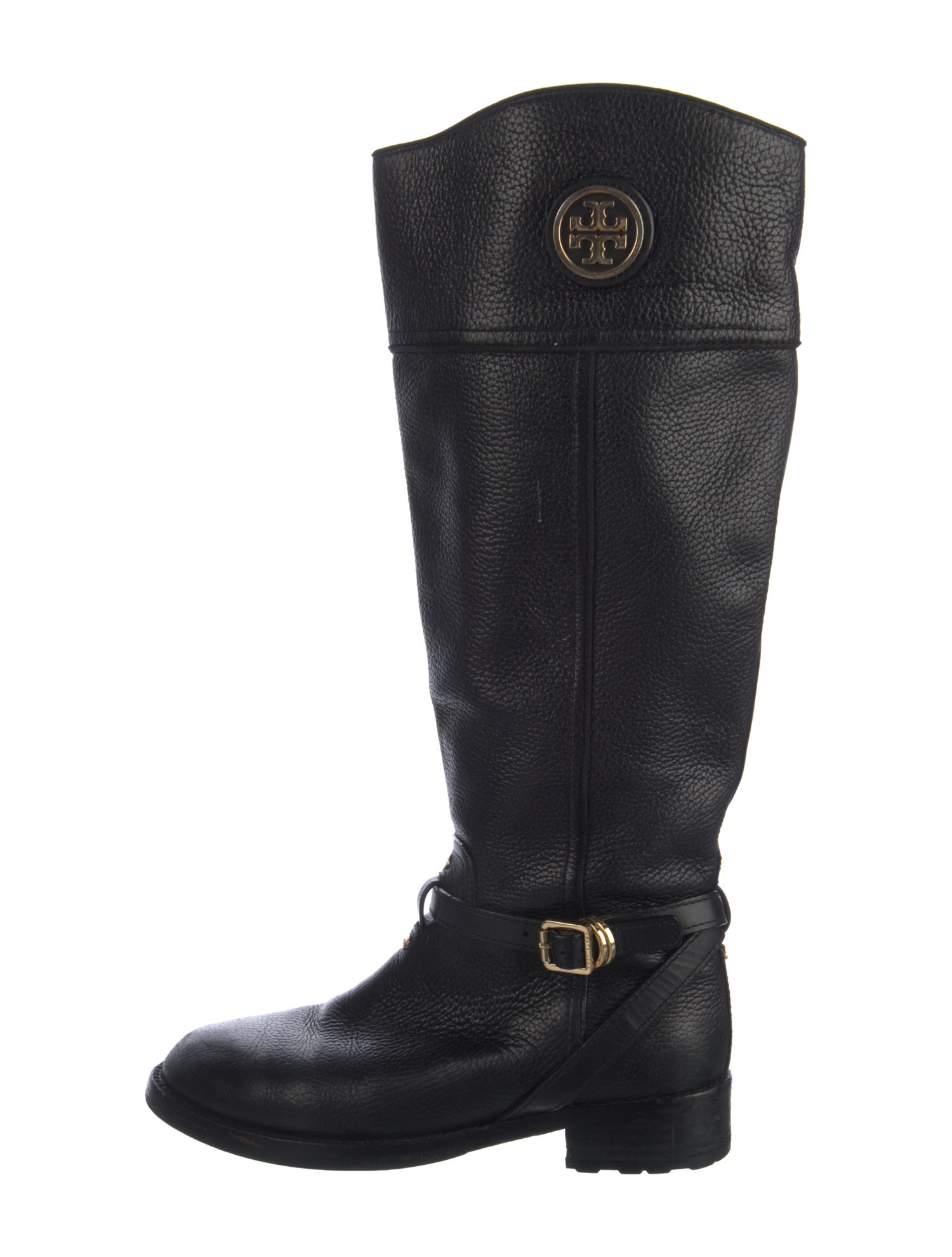 Tory Burch Leather Riding Boots