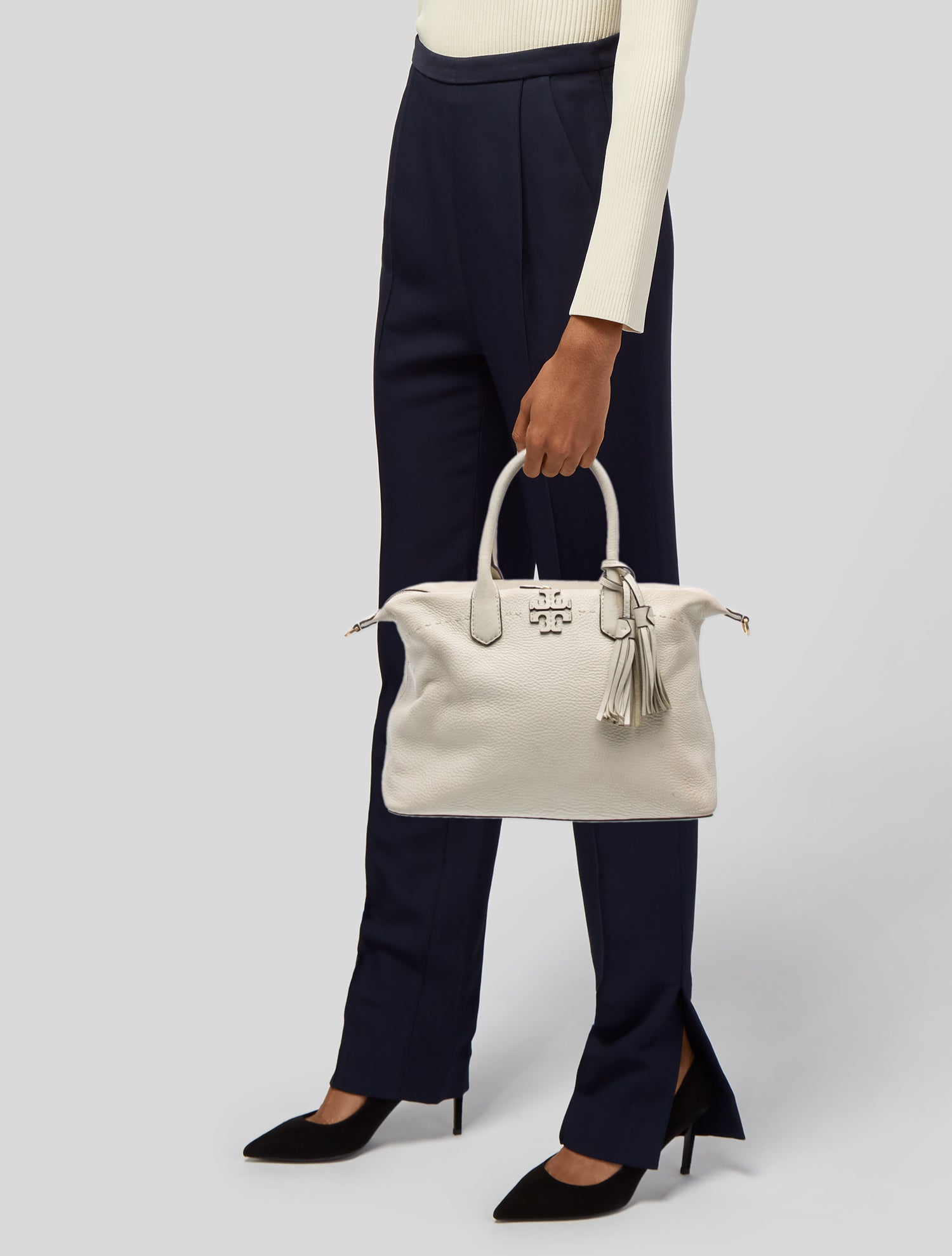 Tory Burch Leather Top Handle Bag