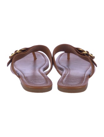 Tory Burch Leather Slides