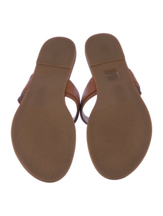 Tory Burch Leather Slides