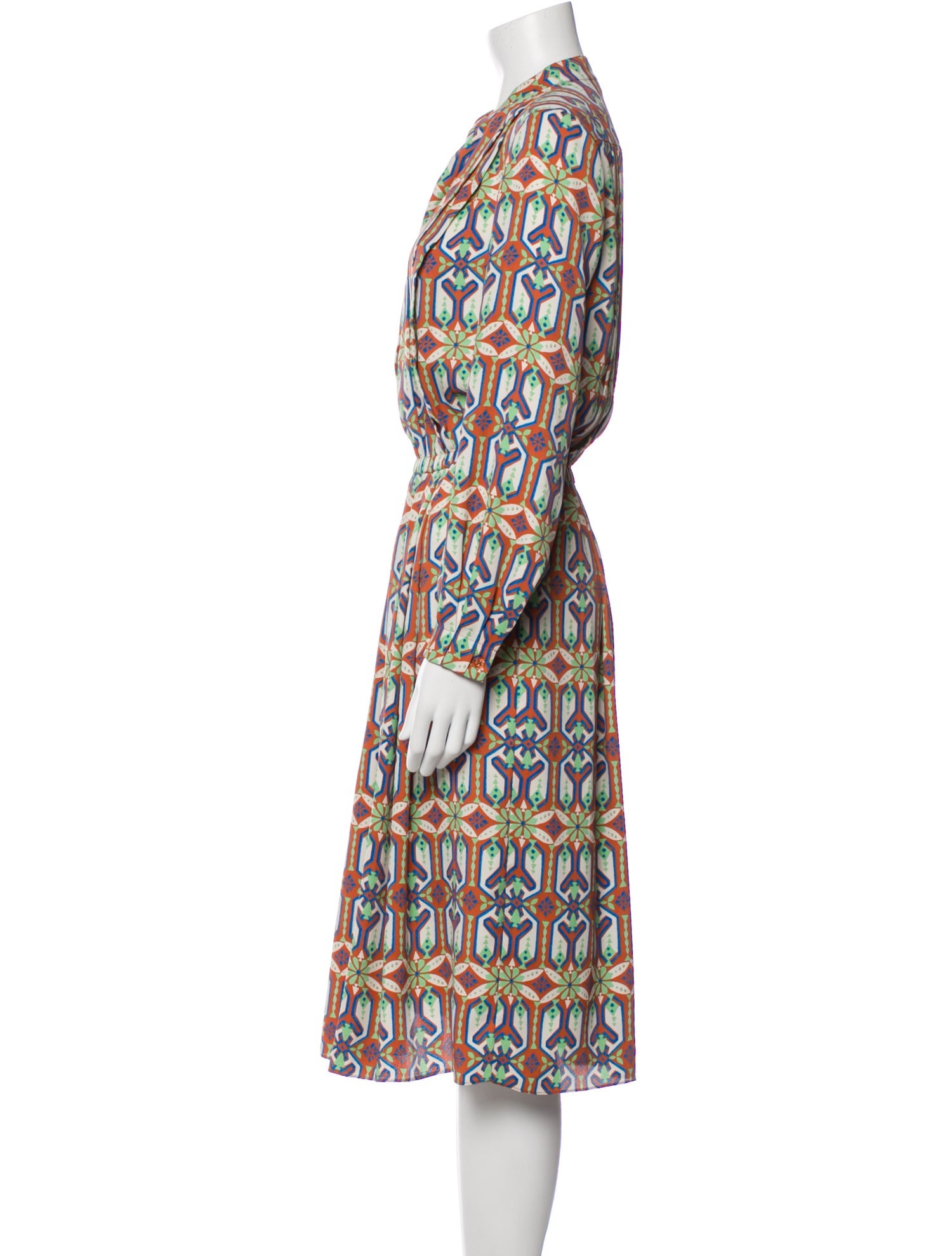 Tory Burch Printed Midi Length Dress