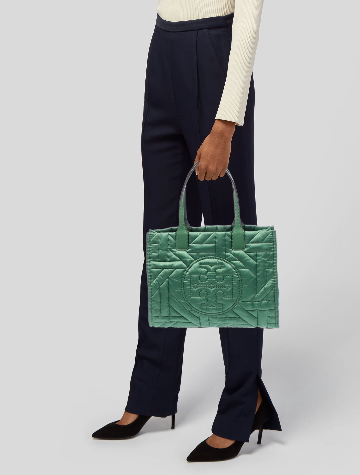 Tory Burch Nylon Top Handle Bag