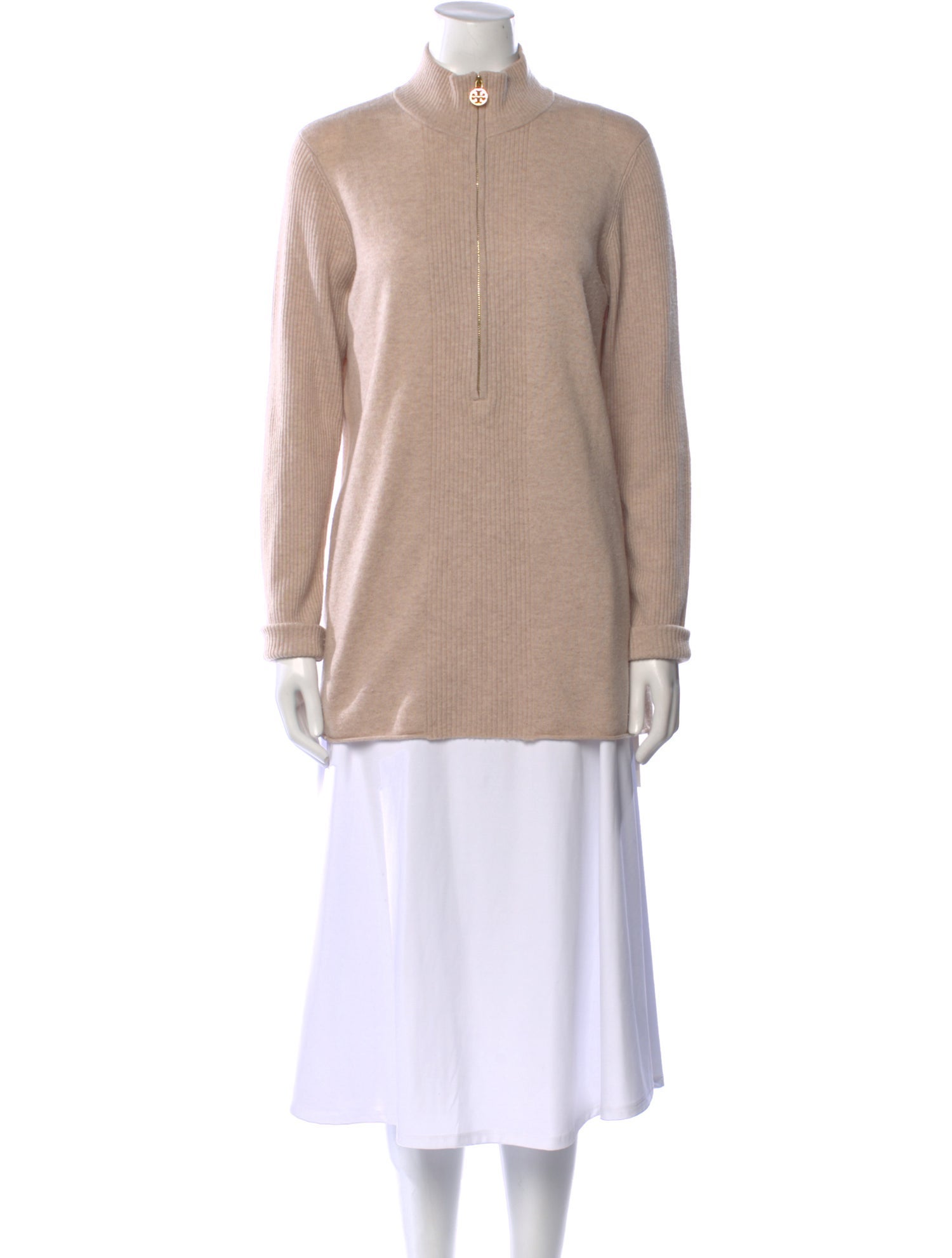 Tory Burch Wool Mock Neck Sweater