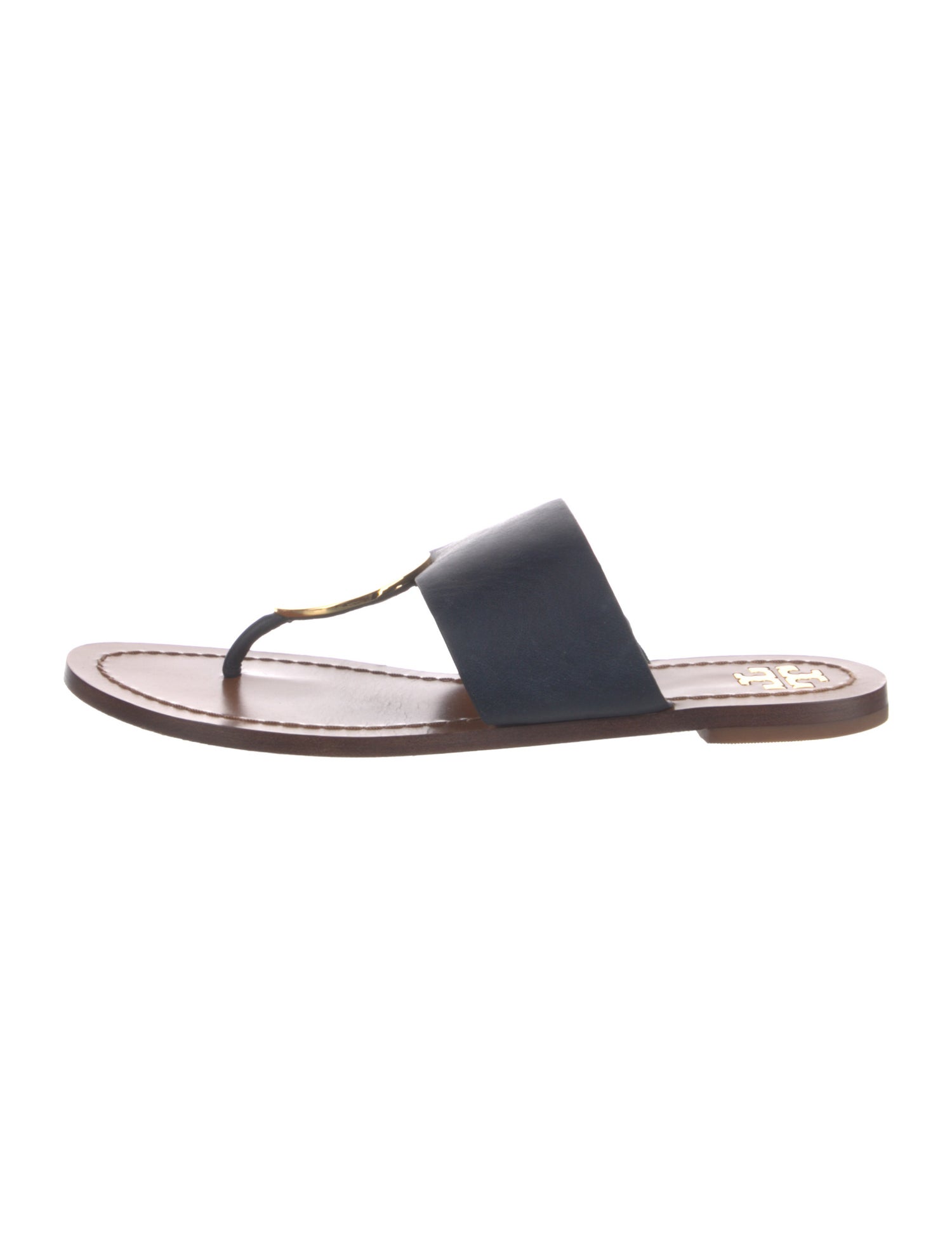 Tory Burch Leather Slides