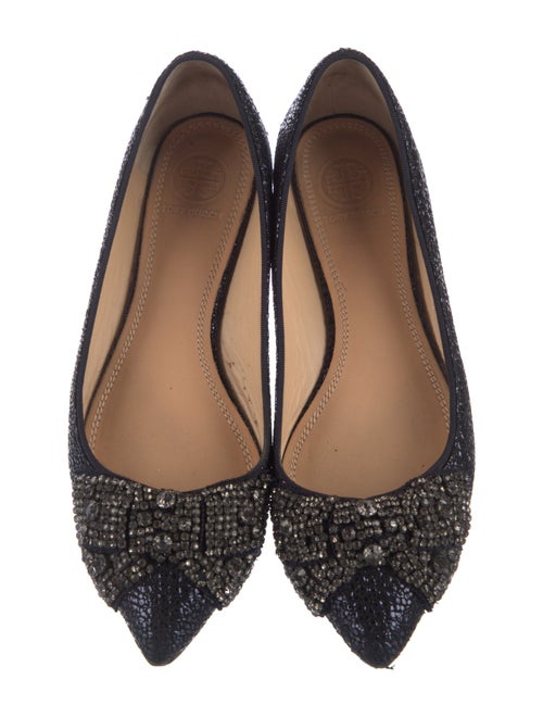 Tory Burch Glitter Printed Ballet Flats