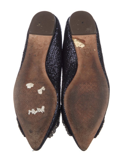 Tory Burch Glitter Printed Ballet Flats
