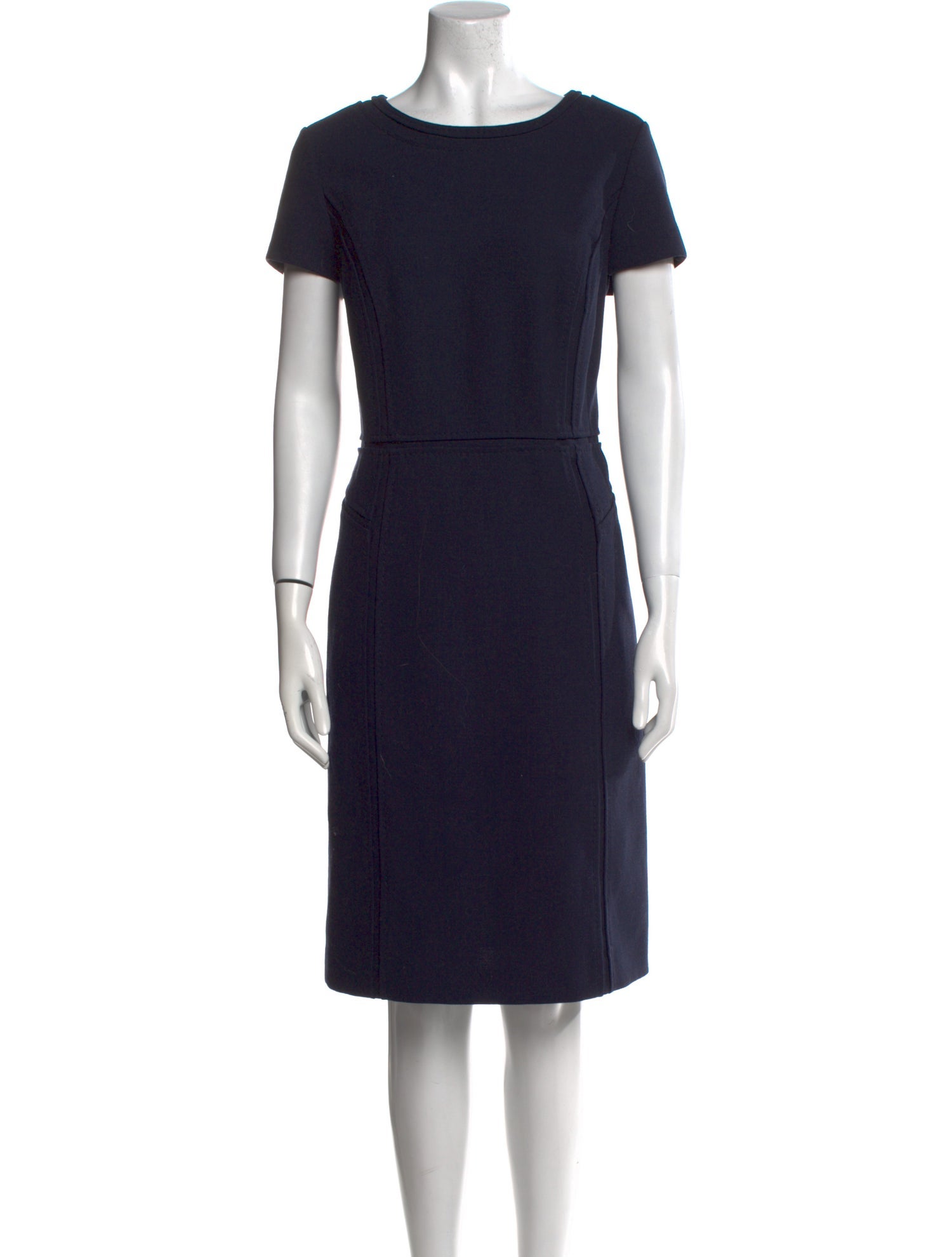 Tory Burch Bateau Neckline Knee-Length Dress