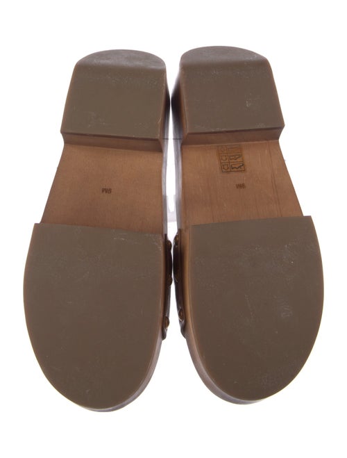 Tory Burch Leather Slides