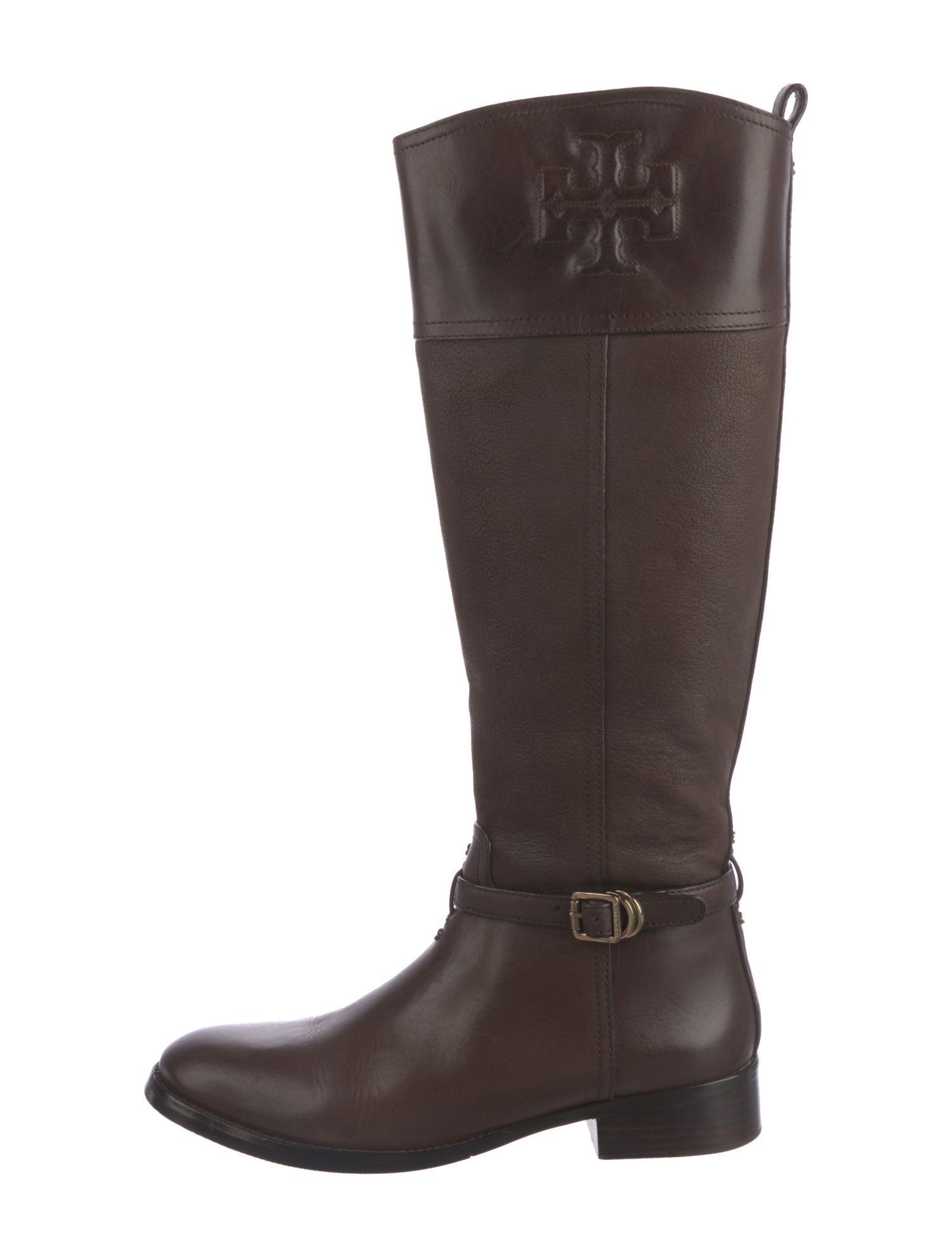 Tory Burch Leather Riding Boots