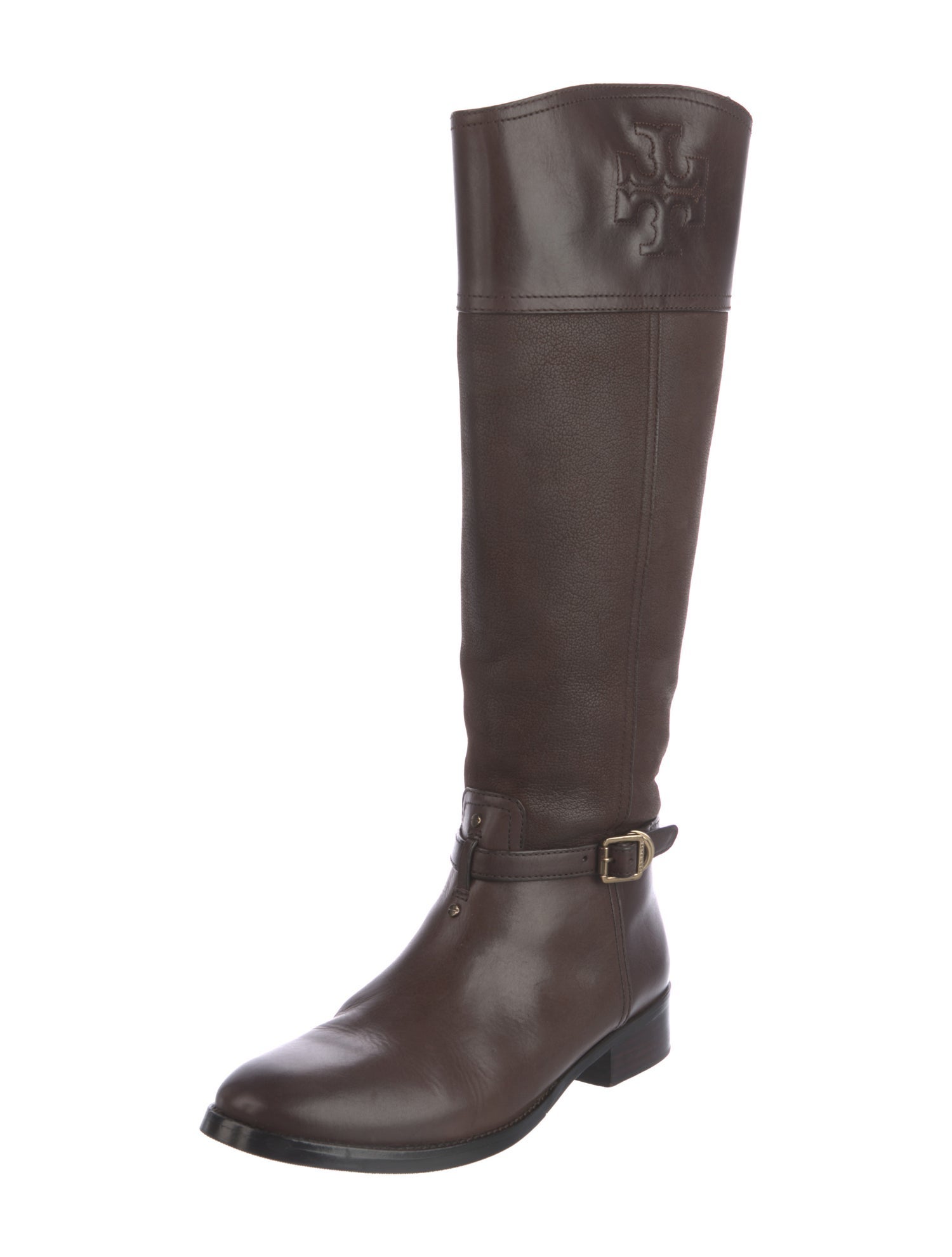 Tory Burch Leather Riding Boots
