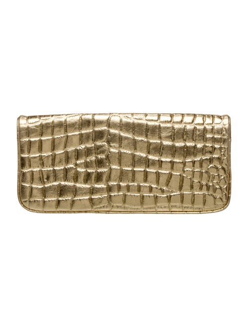 Tory Burch Embossed Leather Clutch