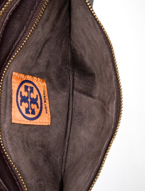 Tory Burch Embossed Leather Clutch