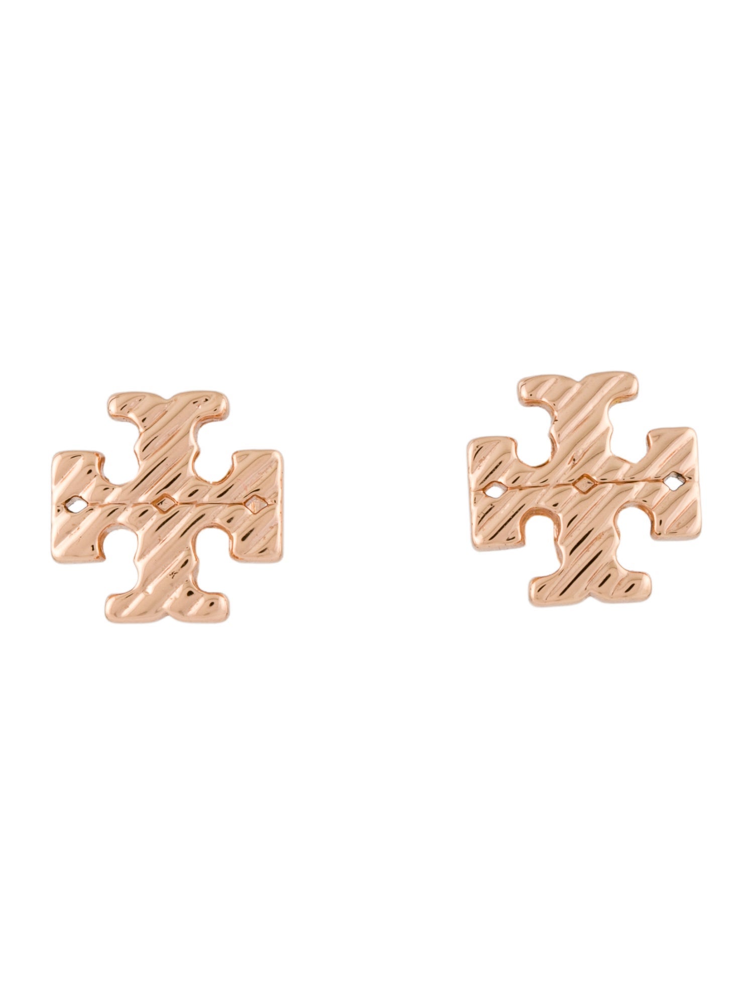 Tory Burch Logo Stud Earrings