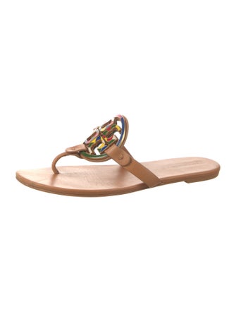 Tory Burch Leather Slides