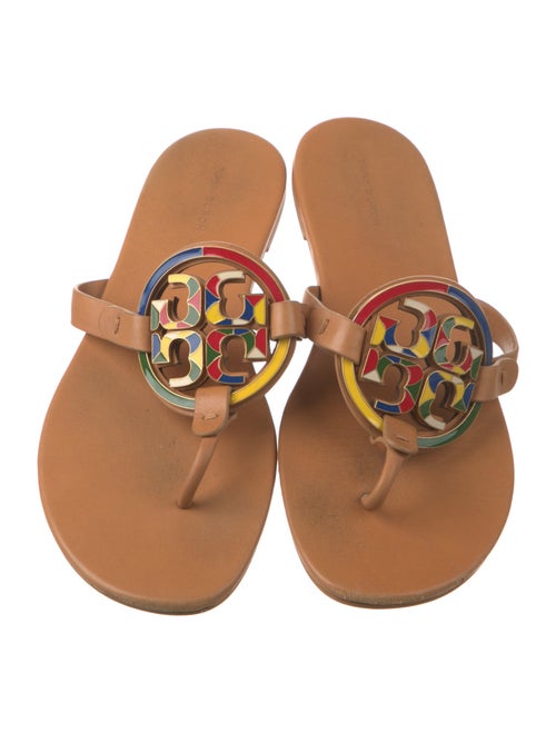 Tory Burch Leather Slides