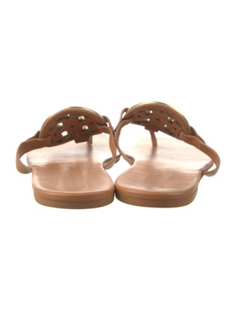 Tory Burch Leather Slides