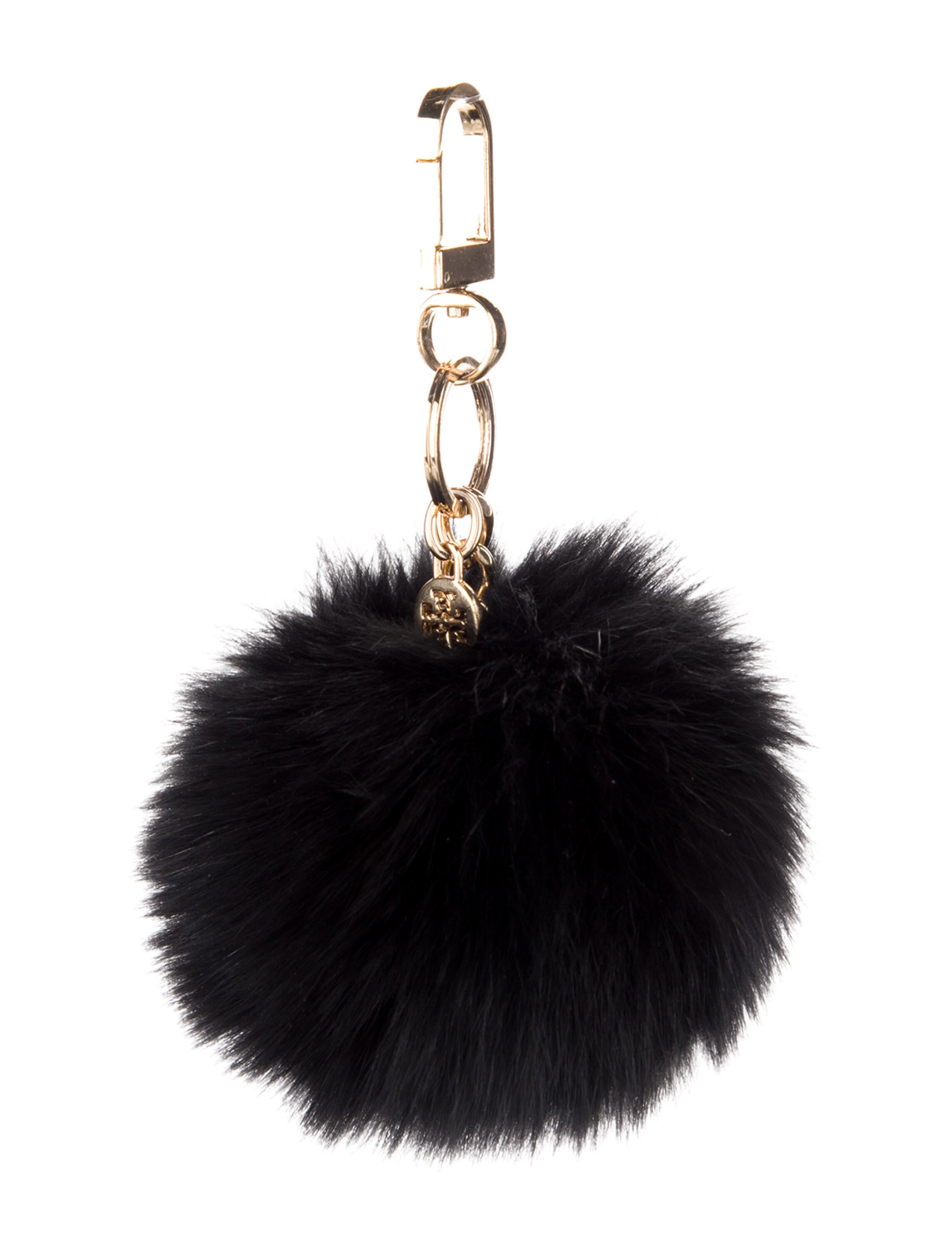 Tory Burch Fur Keychain