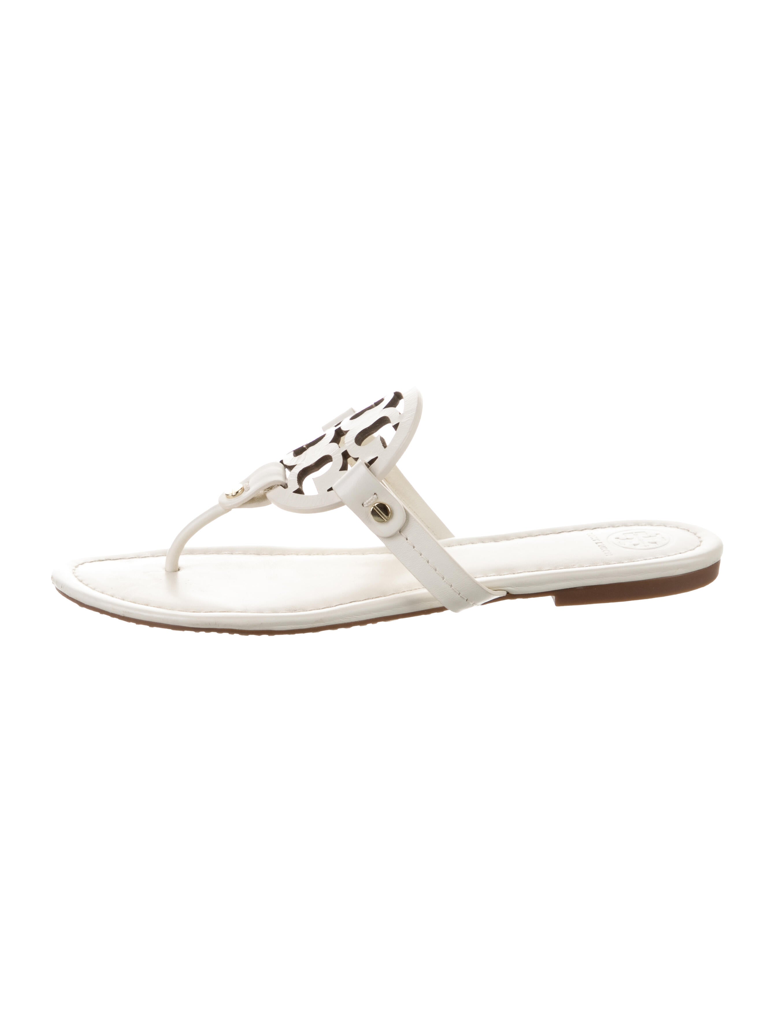 Tory Burch Leather Flip Flops
