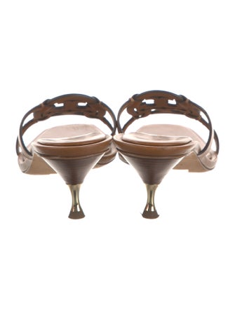 Tory Burch Leather Slides