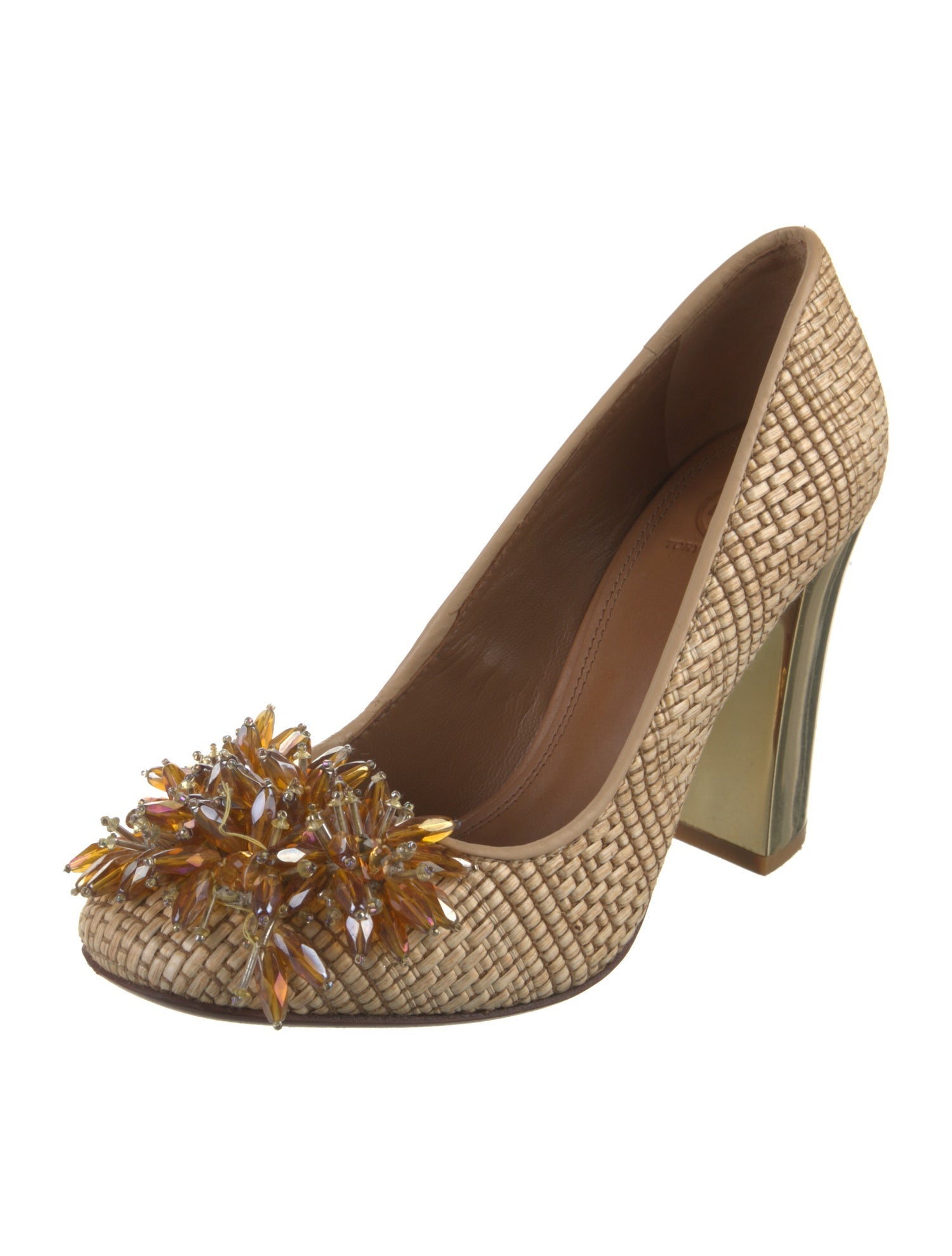Tory Burch Straw Pumps