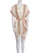 Tory Burch Striped Fringe Trim Accent Cover-Up