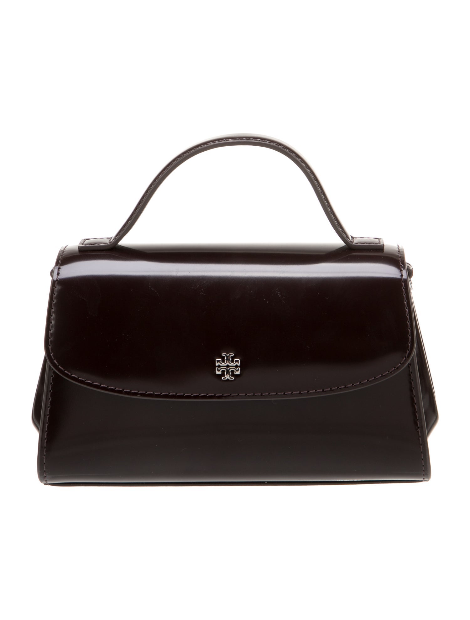 Tory Burch Patent Leather Top Handle Bag