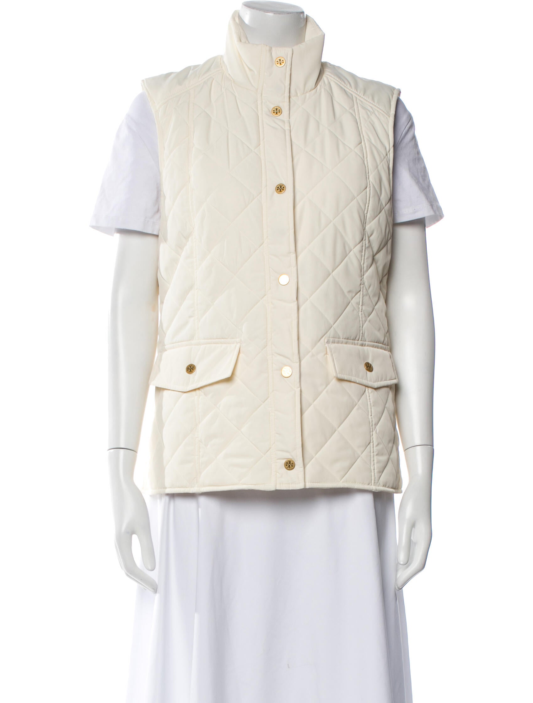 Tory Burch Striped Vest w/ Tags