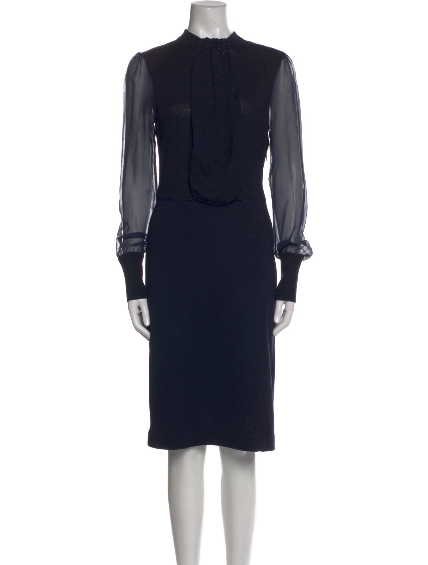 Tory Burch Merino Wool Knee-Length Dress